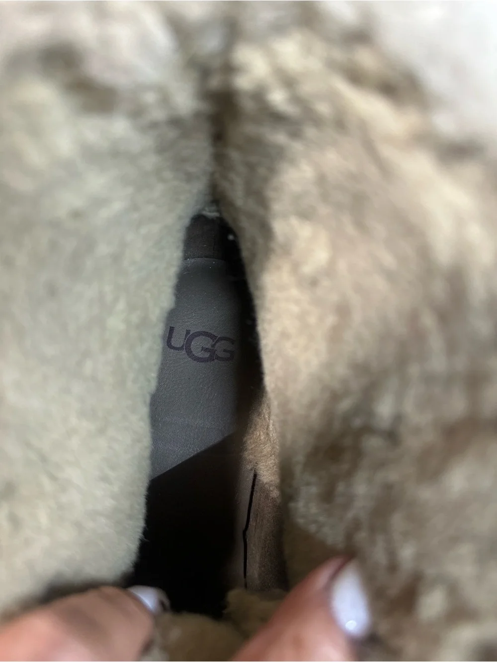 Ugg Brooklyn Water Resistant Hiker Boot with Genuine Shearling Trim .Like new